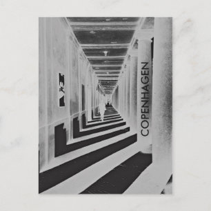 Koel een moderne, unieke vrouw uit Kopenhagen Briefkaart