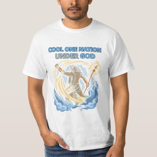 Koel één natie onder God T-shirt (Voorkant)