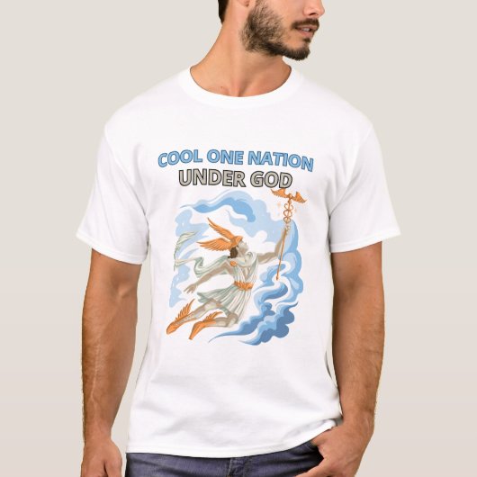 Koel één natie onder God T-shirt (Voorkant)