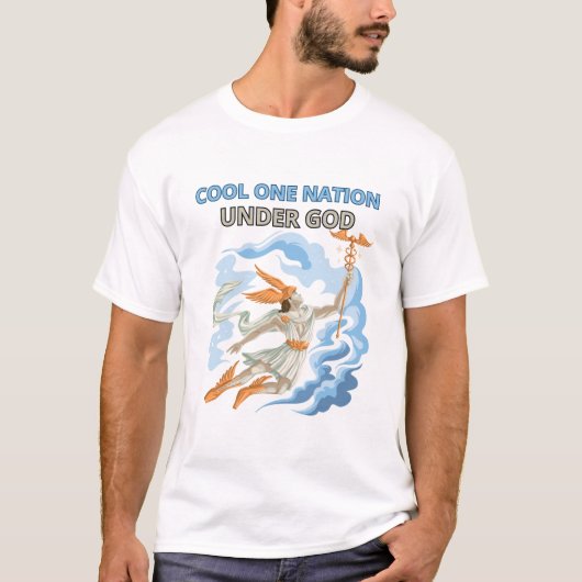Koel één natie onder God T-shirt (Voorkant)