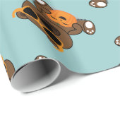 Koel een schattige zonnebril van beer Halloween en Cadeaupapier (Rol Hoek)