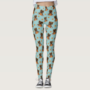 Koel een schattige zonnebril van beer Halloween en Leggings
