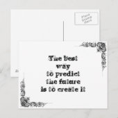 Koel een simpele wijsheidfilosofie die je zegt briefkaart (Voorkant / Achterkant)