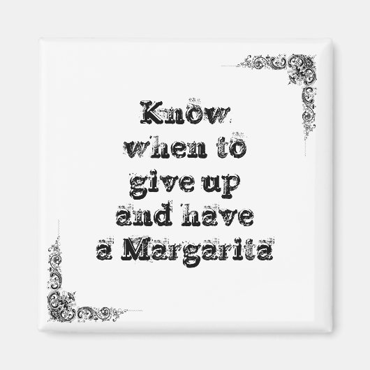 Koel een simpele wijsheidfilosofie die je zegt magneet (Voorkant)