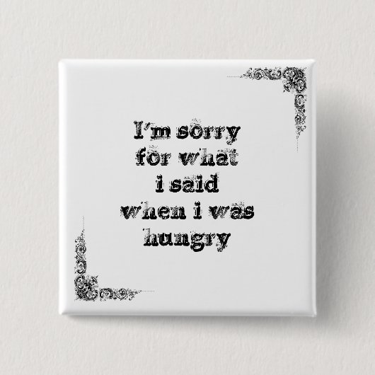 Koel een simpele wijsheidfilosofie die je zegt vierkante button 5,1 cm (Voorkant)