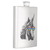 Koel eenhoorn met regenboogzonnebrillen flacon (Rechts)