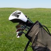 Koel eenhoorn met regenboogzonnebrillen golfheadcover (Insitu)