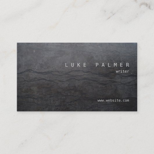 Koel eenvoudig - zwart - Abstract Visitekaartje (Voorkant)