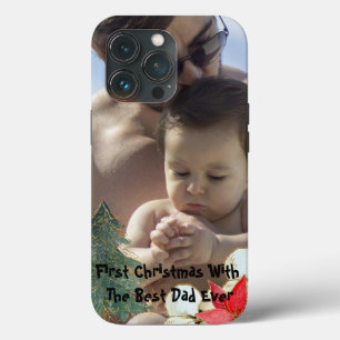 Koel eerste Kerstmis met beste pa-foto ooit Case-Mate iPhone Case