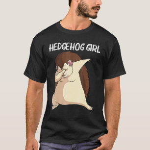 Koel egel voor meisjes Kinder rillingen tuin a T-shirt