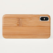 Koel elegant lichtbruin bamboehout Case-Mate iPhone case (Achterkant (horizontaal))