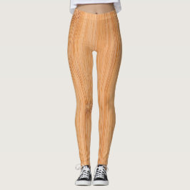 Koel elegant lichtbruin bamboehout leggings