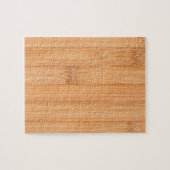 Koel elegant lichtbruin bamboehout legpuzzel (Horizontaal)