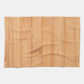 Koel elegant lichtbruin bamboehout theedoek (Horizontaal)