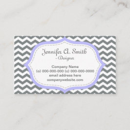 Koel, elegant, modern grijs visitekaartje. visitekaartje