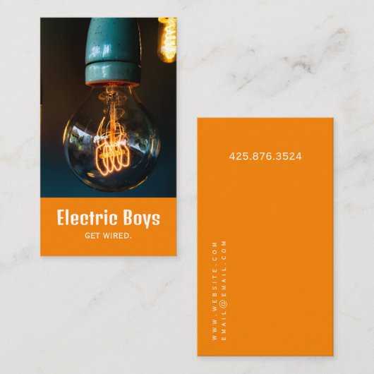 Koel-elektrotechnisch Visitekaartje (Voorkant / Achterkant)