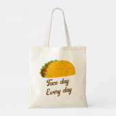 Koel elke dag een leuke taco-dag tote bag (Achterkant)