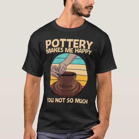 Koel- en aardewerk voor mannen t-shirt (Voorkant)