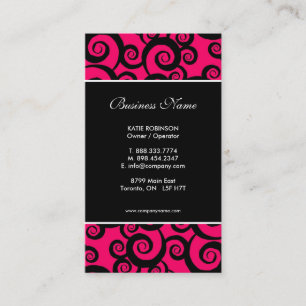 Koel- en funky-Visitekaartjes Visitekaartje