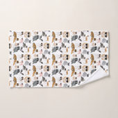 Koel- en funny-dieren die een zonnebril dragen bad handdoek (Handdoek)