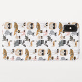 Koel- en funny-dieren die een zonnebril dragen Case-Mate iPhone case (Achterkant (horizontaal))