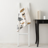 Koel- en funny-dieren die een zonnebril dragen sherpa deken (In situ)