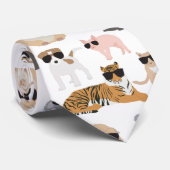 Koel- en funny-dieren die een zonnebril dragen stropdas (Opgerold)