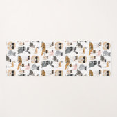 Koel- en funny-dieren die een zonnebril dragen yogamat (Voorkant (horizontaal))