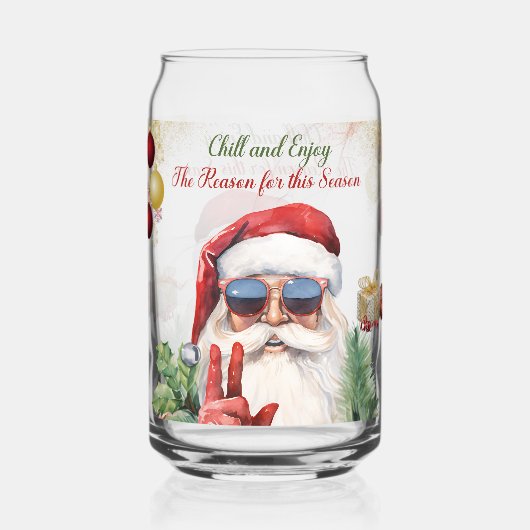 Koel en geniet van blikvormig glas (Achterkant)