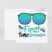 Koel en Geweldige ontwerp voor eerste opa Kaart (Voorkant / Achterkant)