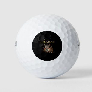 Koel- en goudbruinkieuwen golfballen