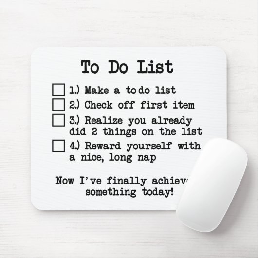 Koel- en grappige List Mousepad Muismat (Met muis)