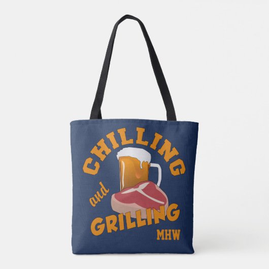 Koel- en grillzakken tote bag (Achterkant)