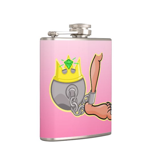 Koel en ketting heupfles (Rechts)