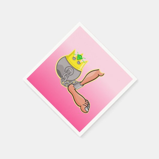 Koel en ketting servetten (Hoek)