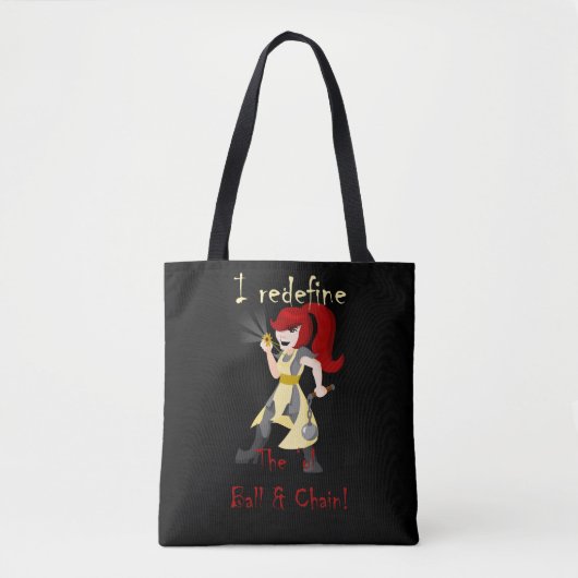 Koel en ketting tote bag (Voorkant)