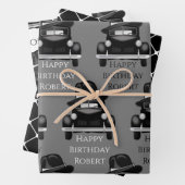 Koel- en klassieke auto op maat inpakpapier vel (In situ)