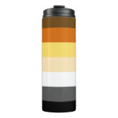 Koel- en klassieke homepage-Beren Pride-vlag Thermosbeker (Voorkant)