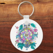 Koel en kleurrijke droomcatcher sleutelhanger (Voorkant)