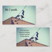 Koel en ongebruikelijke visitekaartjes (Voorkant / Achterkant)