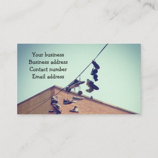 Koel en ongebruikelijke visitekaartjes (Achterkant)