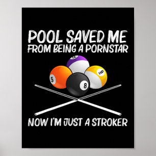Koel- en poolbiljarten voor mannen poster