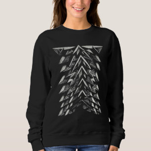 Koel en Robuust Abstract Graten Design Trui