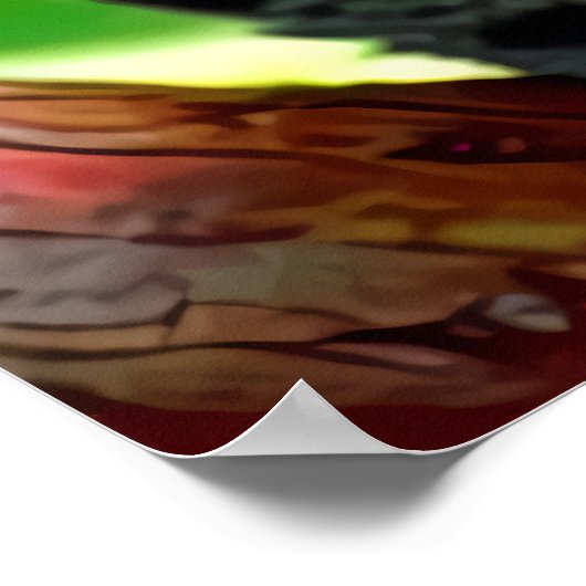 Koel en schattig Hybrid Jaguar Koala | AI Art. Poster (Hoek)