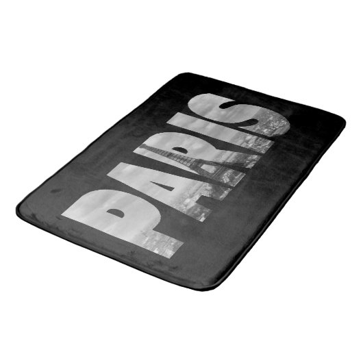 Koel- en toren van Parijs en Eiffel Badmat (Gekanteld)