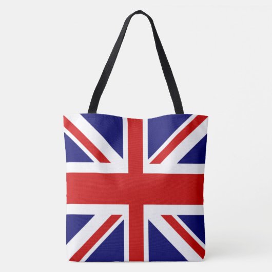 Koel en Trendy Vlag de unijack Tote Bag (Achterkant)