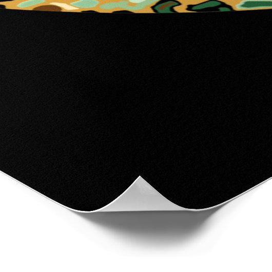 Koel en uniek Camouflage Illuminati Poster (Hoek)