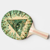 Koel en uniek Camouflage Illuminati Tafeltennisbatje (Zijkant)