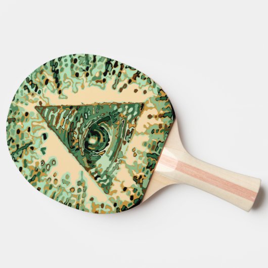 Koel en uniek Camouflage Illuminati Tafeltennisbatje (Zijkant)