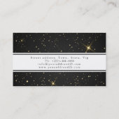 Koel en uniek Visitekaartje witte Confetti (Achterkant)